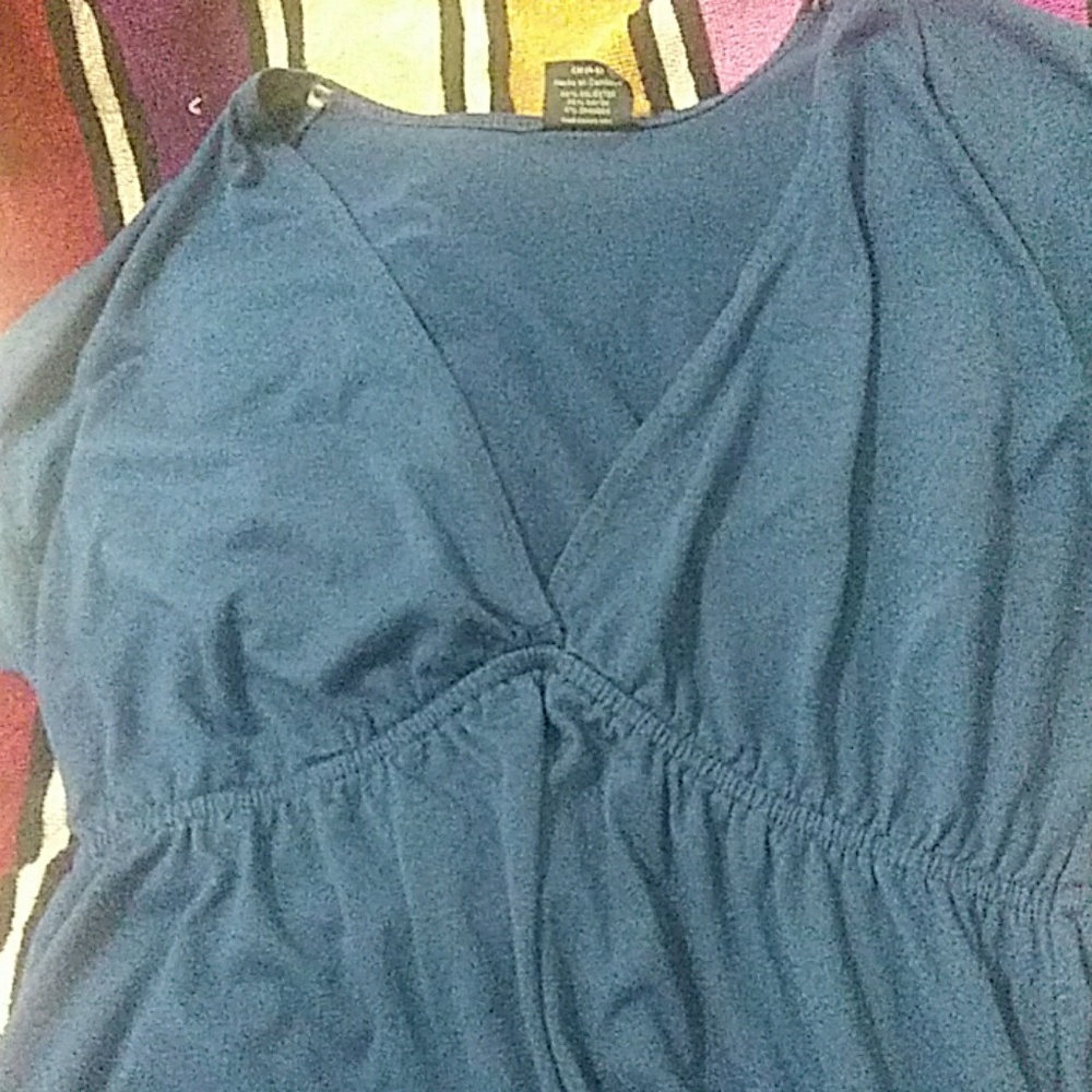 A beautiful royal blue summer dress